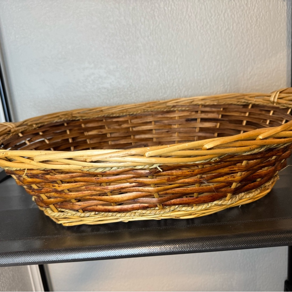 Large Vintage Woven Basket